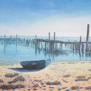 Cape Cod Jetty painting