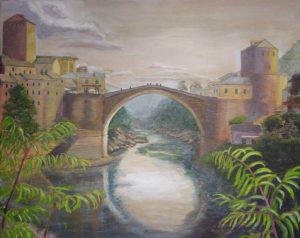 Mostar Bridge Painting