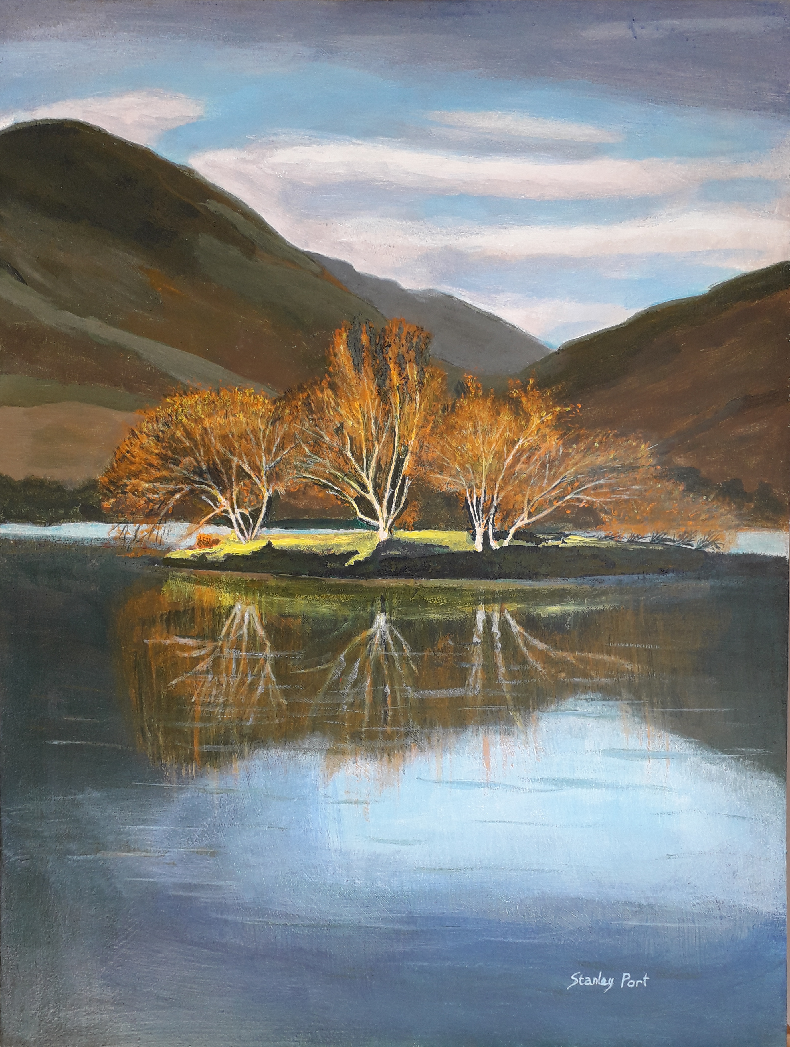 Lake District Reflections Painting