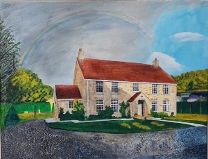 Tennyson Cottage, a fine house situated below Tennison Down in the Isle of Wight